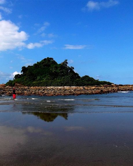 Praia dos Pescadores, em Itanhaém